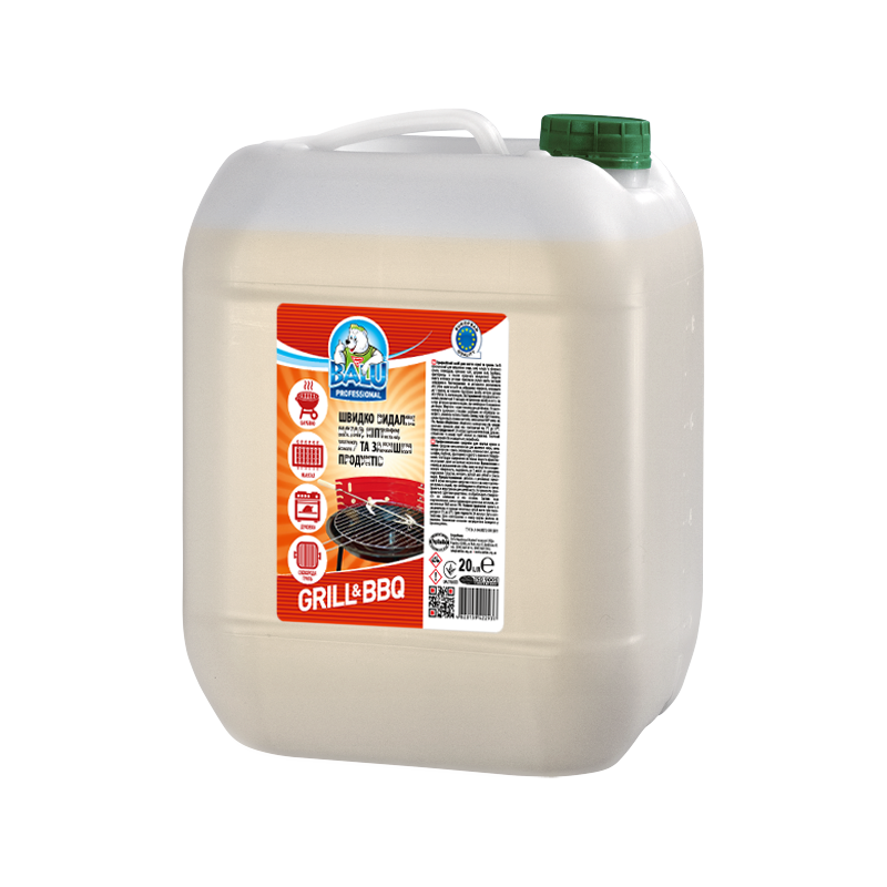 Професійний засіб для миття кухні та грилю BALU® GRILL & BBQ, 20 л